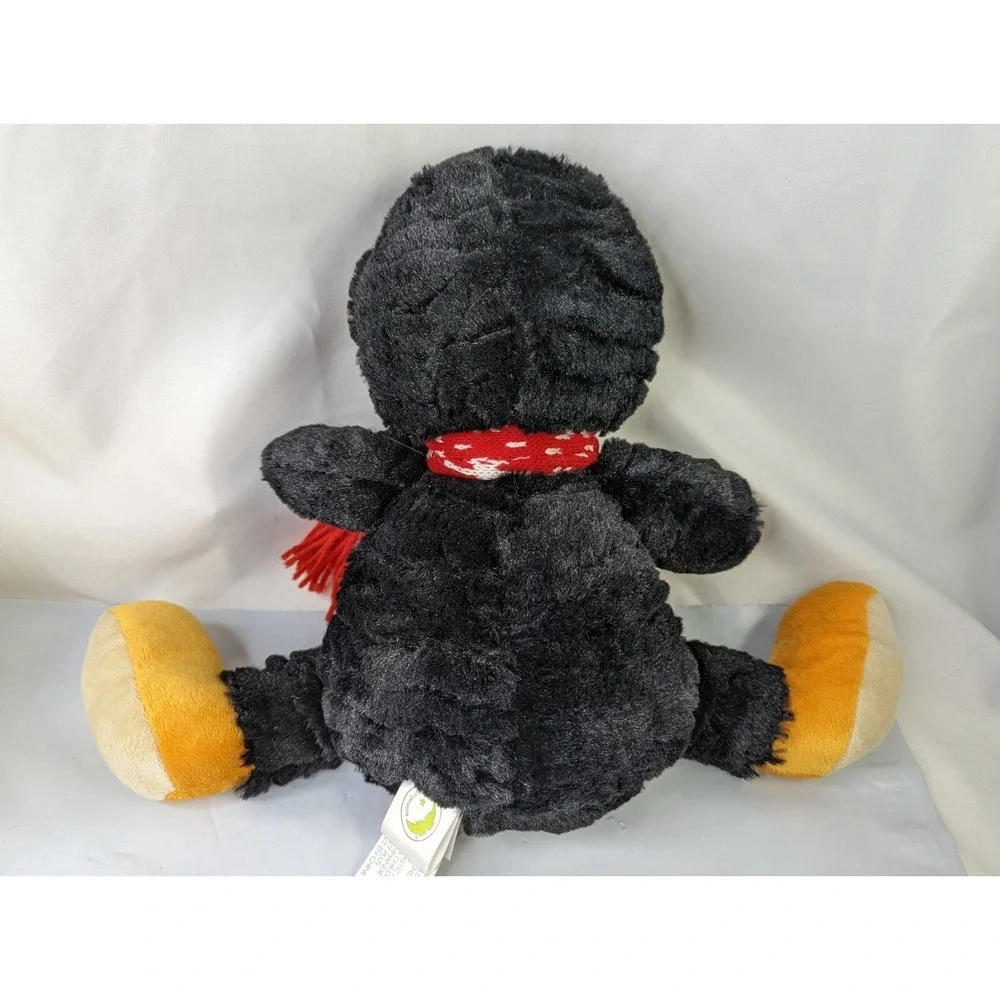 Animal Adventure‎ Penguin Plush 14 Inch 2017 Christmas Knit Scarf Stuffed Animal